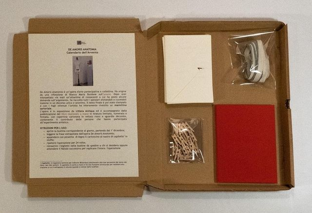 De Amoris Anatomia libro e biglietti