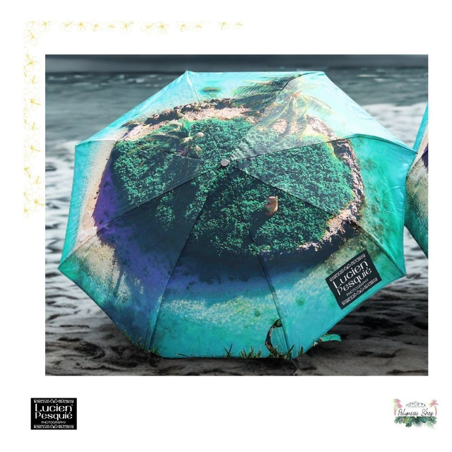 Parapluie pliant "Motu à Bora Bora"