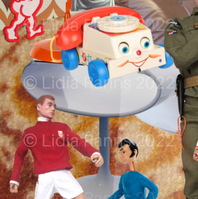 Retropolis - Pop Art Style Collage Art by Lidia Ranns