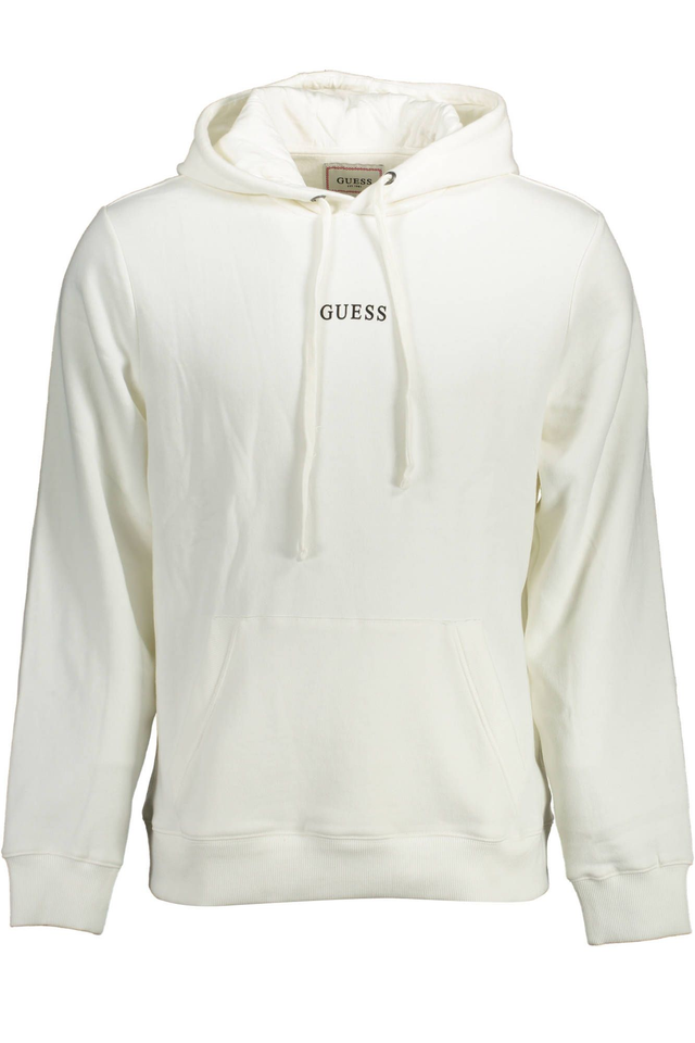 GUESS JEANS FELPA SENZA ZIP UOMO BIANCO