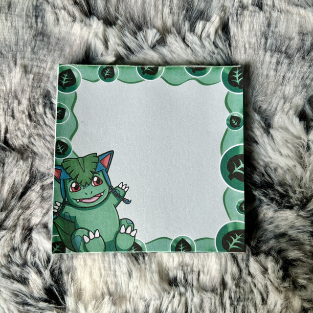 Bulbasaur Square Notepad