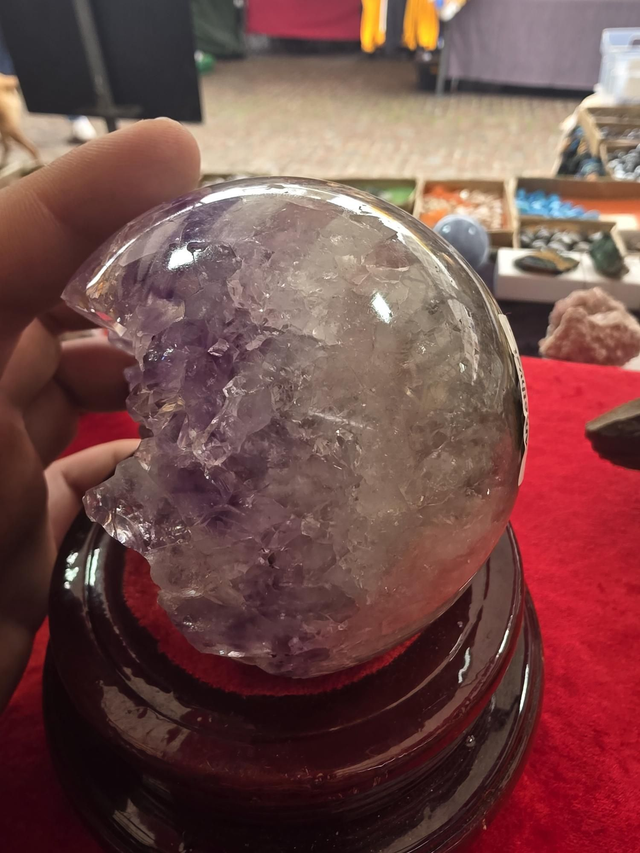Amethyst geode sphere