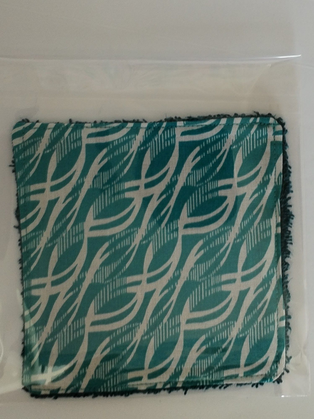 Lingette lavable vagues