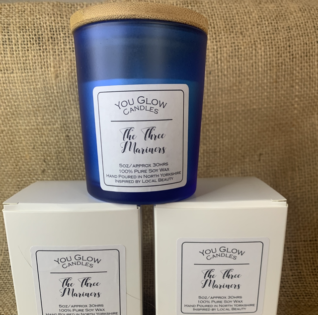 ‘The Three Mariners’ soy wax candle⚓️