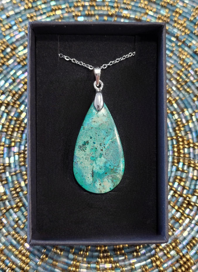 Pendentif Chrysocolle 