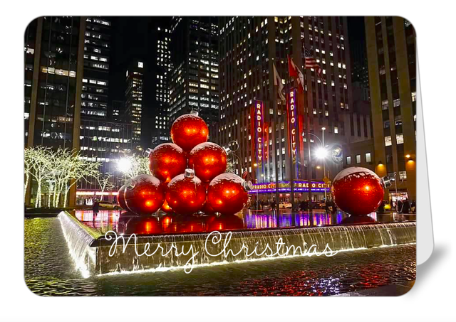 4 Variety pack luxury Christmas Cards