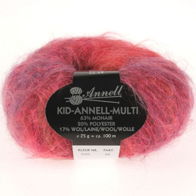 Kid Mohair Multi kleur 3193