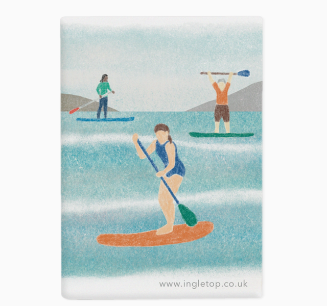 Ingletop - Paddleboarding fridge  Magnet 