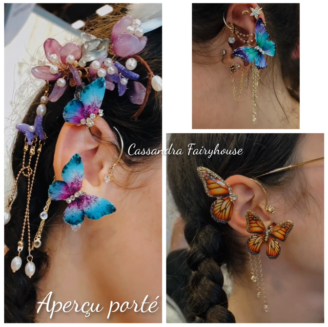 Rouges argent tour d’oreille