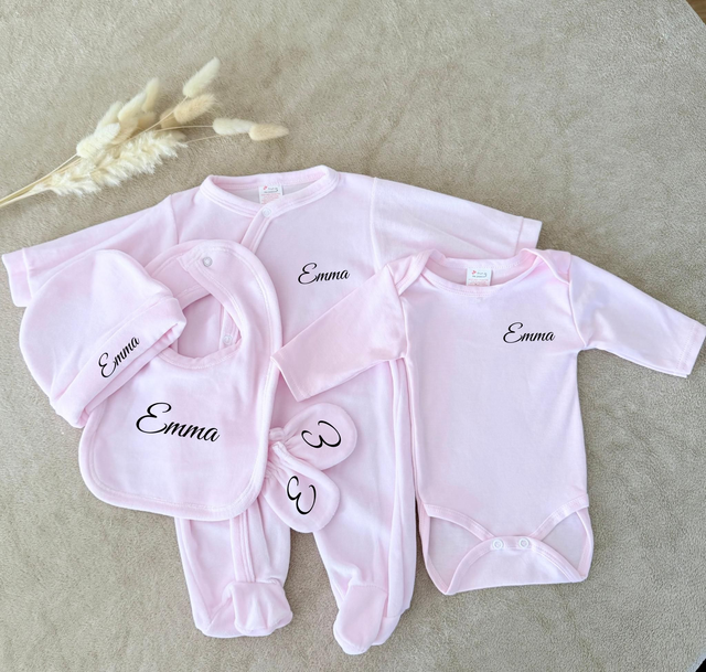 Coffret 5 pièces Pyjama velours