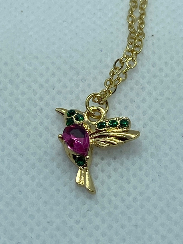 Hummingbird necklace