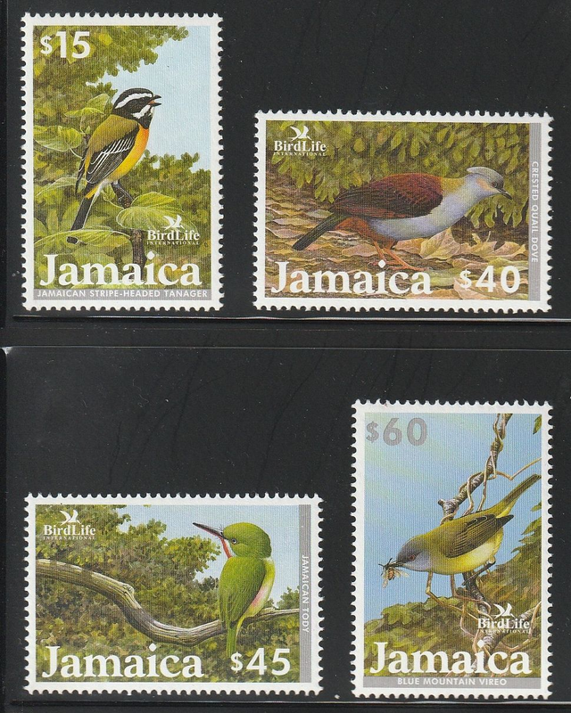 Jamaica 2003 Birds Set MNH