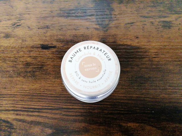 Baume réparateur bio zones sèches et abîmées