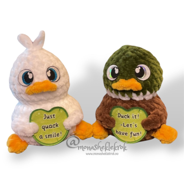 Felt tags, Emotional support duck