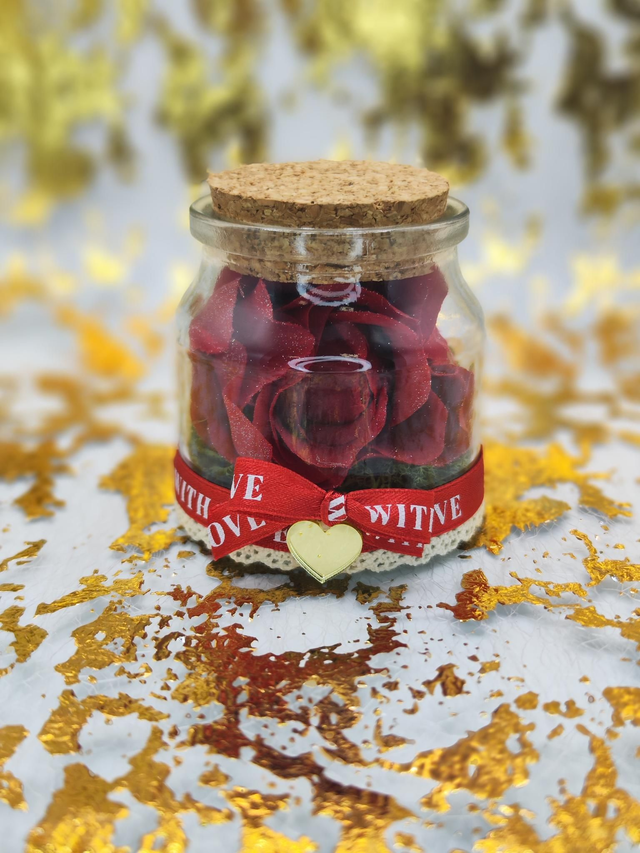 Petit pot rose éternelle