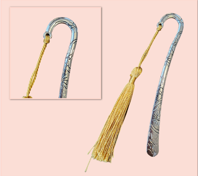 Gold Tassel Bookmark