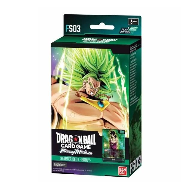 Bandai Dragon Ball Super Card Game Fusion World Starter Deck Broly FS03