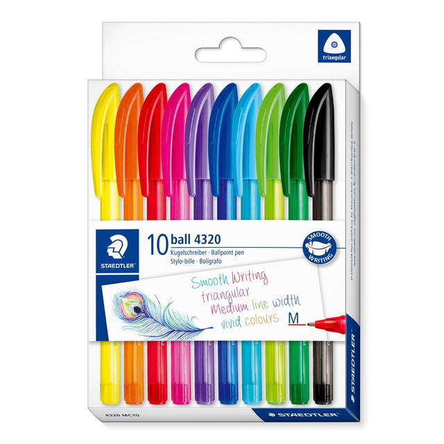 Penna Staedtler 4320 M sfera - blister 10