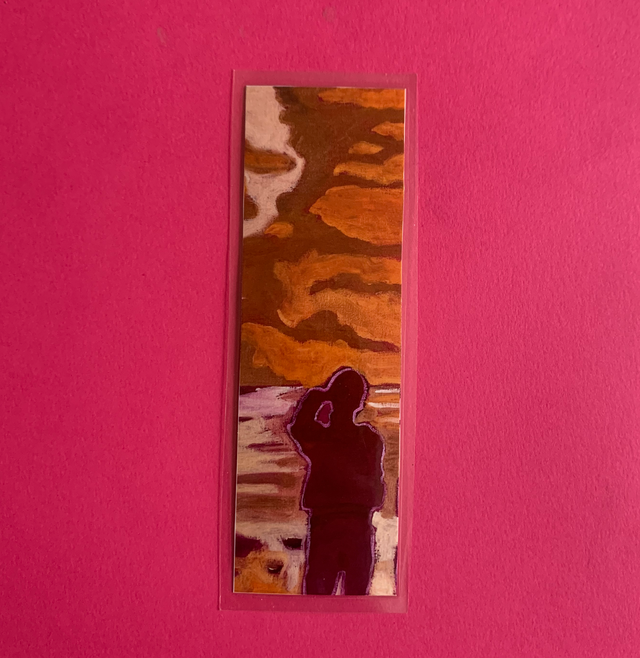 Marque page imprimé et plastifié - tirage d&#039;oeuvre &quot;Les amis&quot;