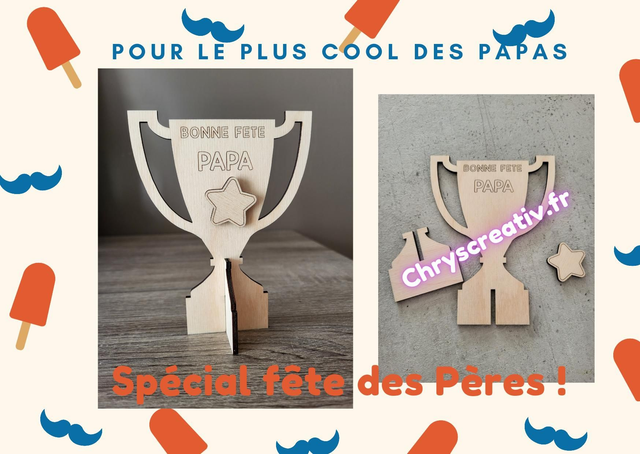 Coupe Bonne Fête PAPA 