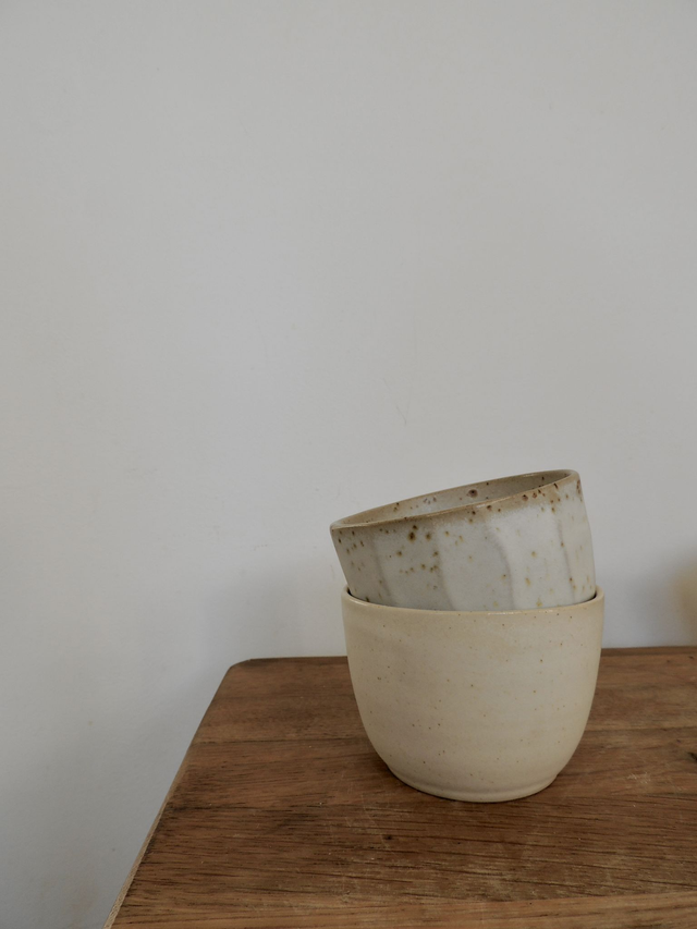 Handleless Cup | Almond