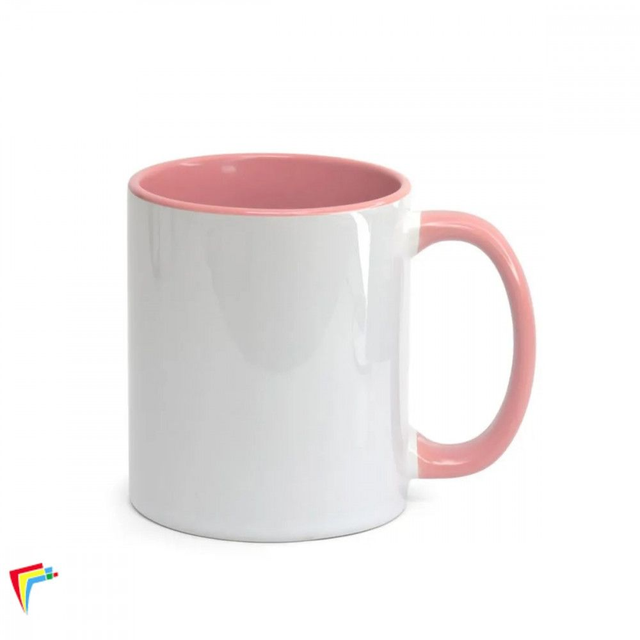 Caneca Alça e Interior Colorido 
