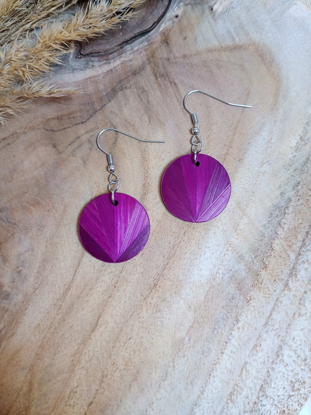 Boucles d'oreilles SIMPLE Éventail