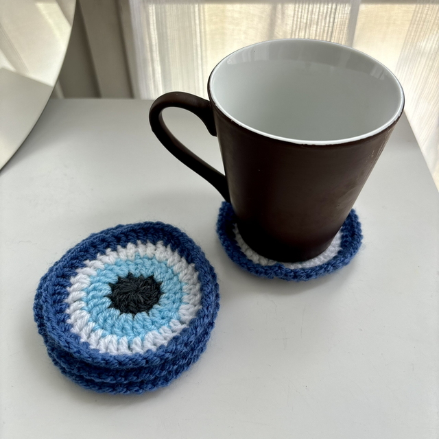 Lot dessous de verre Oeil grec