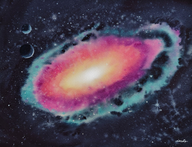 Galaxia Andrómeda  - 31 x 41 cm 