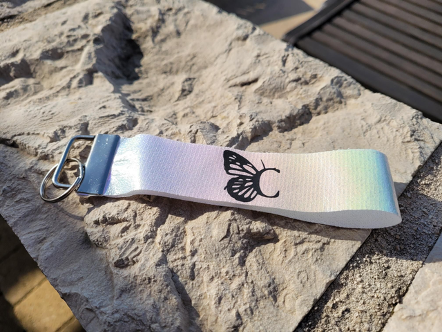 Porte clé en simili cuir