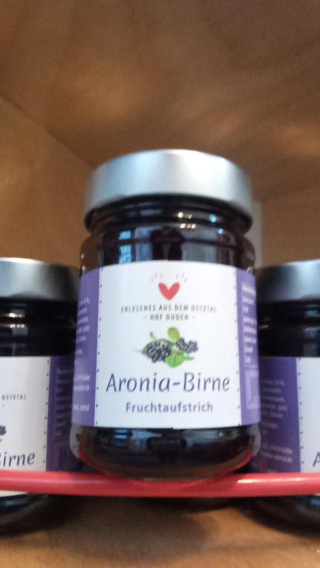 Aronia Birne-Fruchtaufstrich