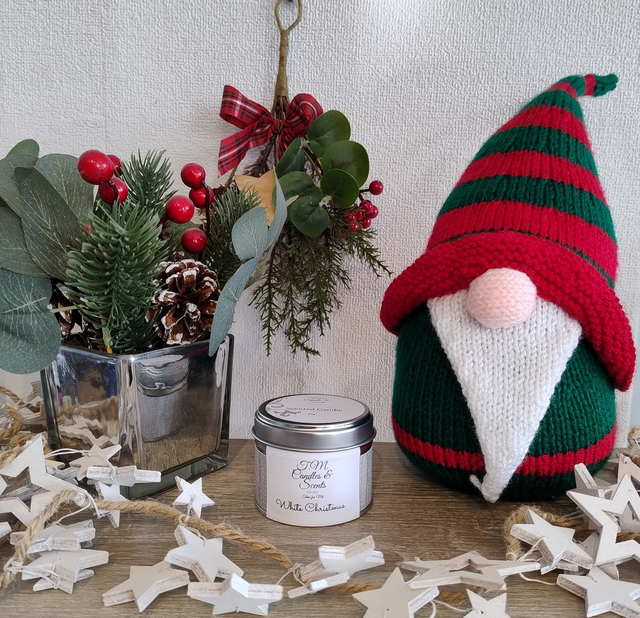 White Christmas Small Tin