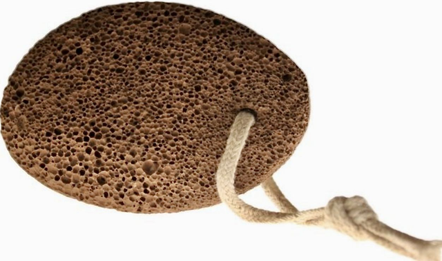 Volcanic Lava Foot Stone - Oval Shape