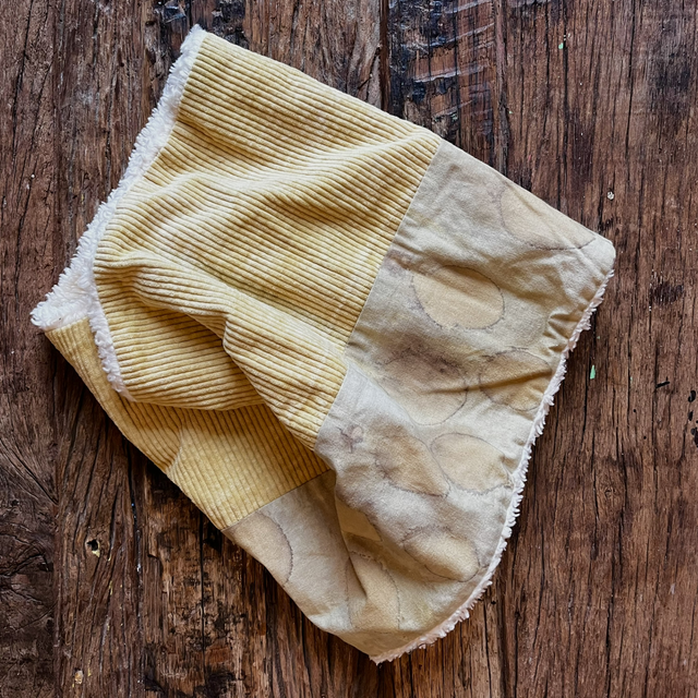 Collection Flower - Tour de cou Jaune pastel