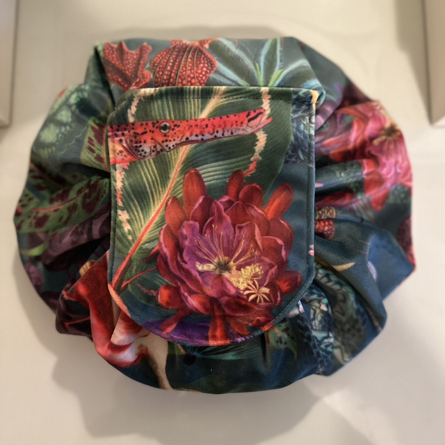 Handmade “Under the sea” folding make up bag