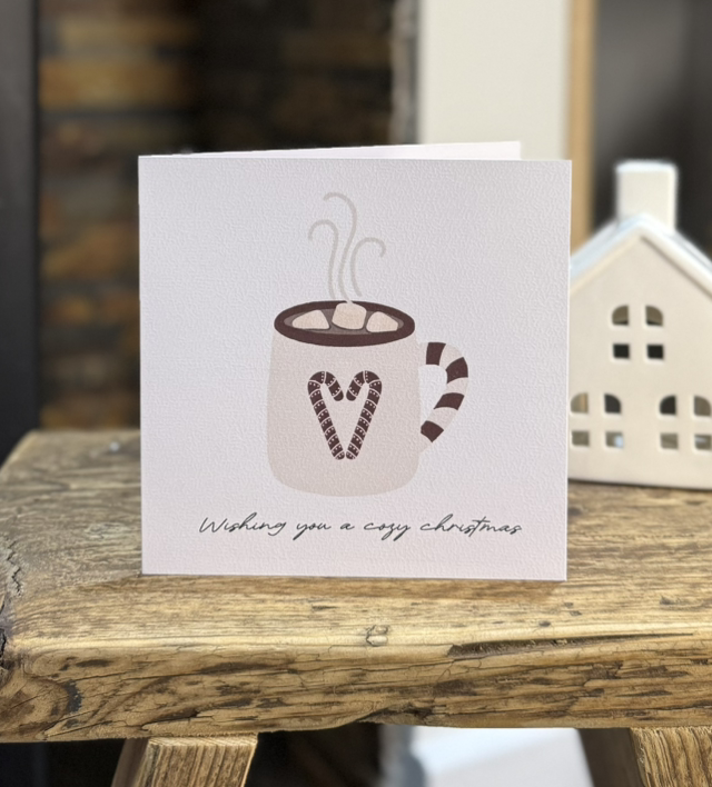 Cosy Christmas - Wishing You A Cosy Christmas Greetings Card 