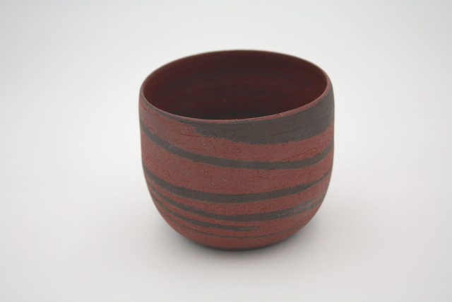 Pot à plante bicolore