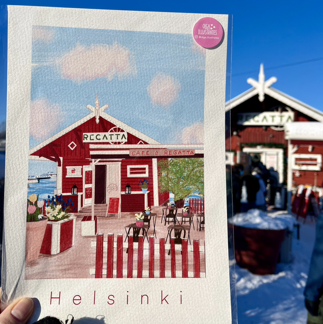 Juliste ”Café Regatta”