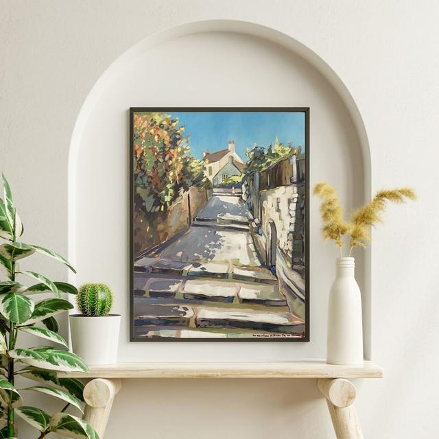 Ile aux Moines - Les escaliers du Bindo