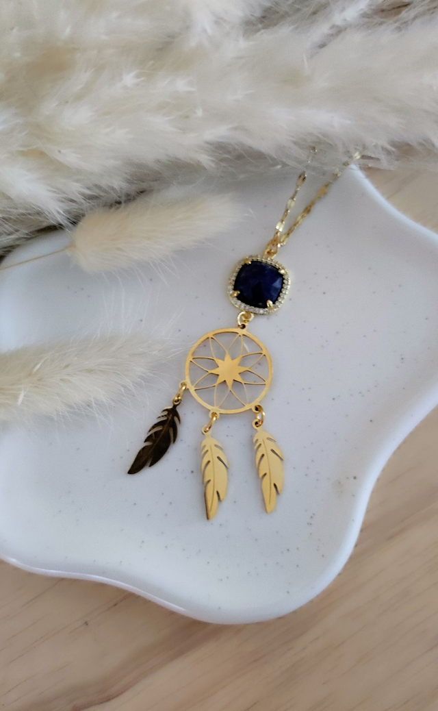 Collier "Lumière" Sodalite