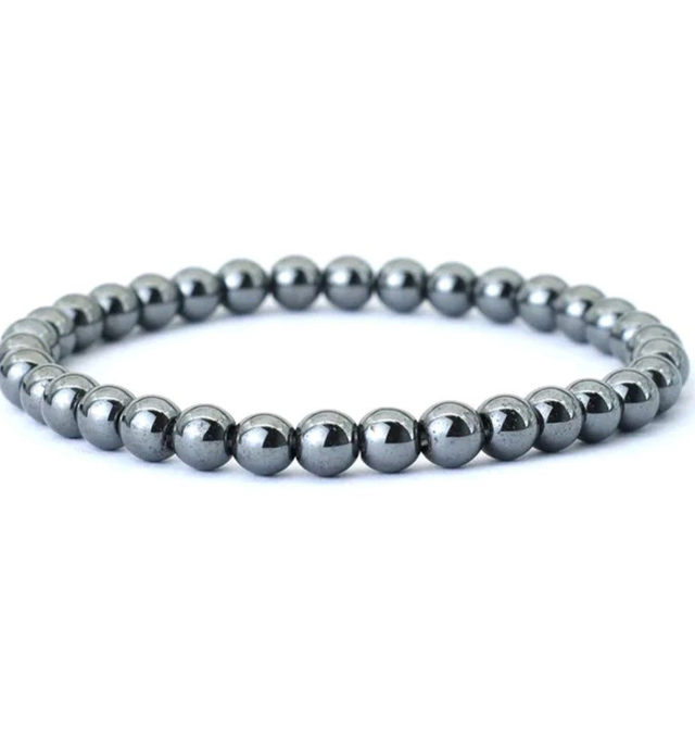 Bracelet élastique Hématite