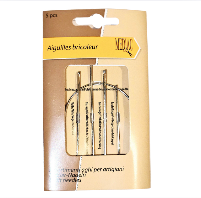 Aiguilles Bricoleur (tapis, bateau, fauteuil…)