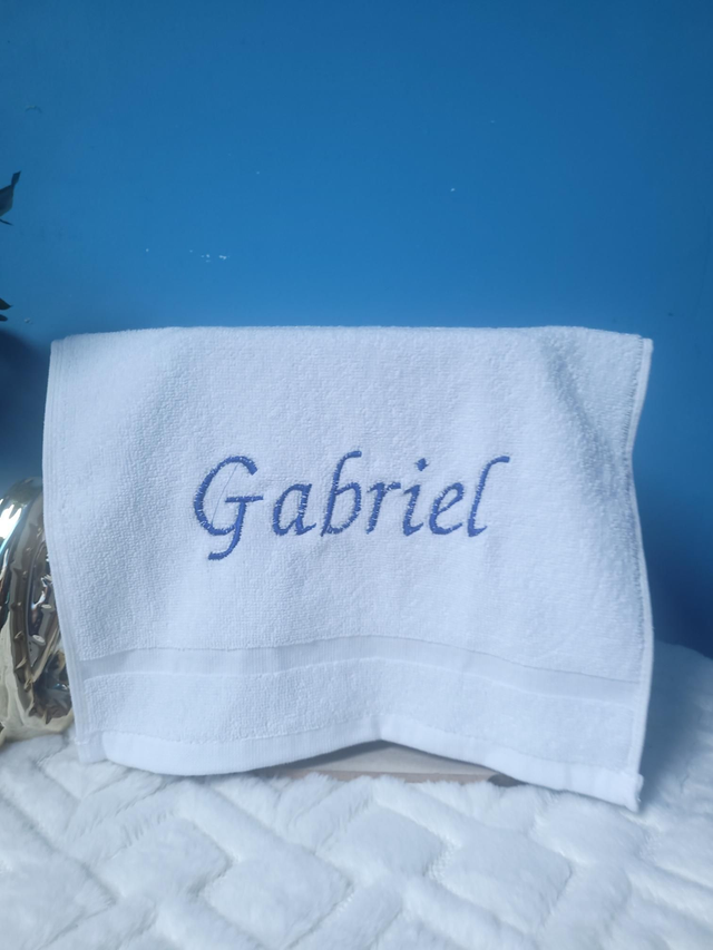Serviette brodée Gabriel