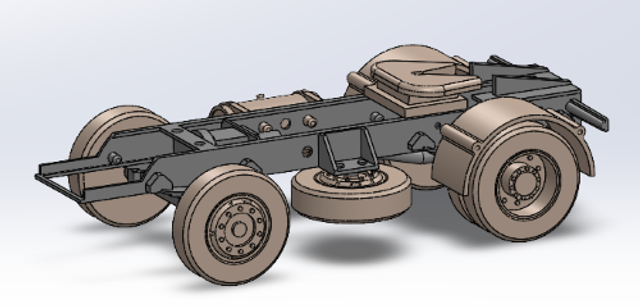 15’x10’ Articulated Tractor Chassis Kit