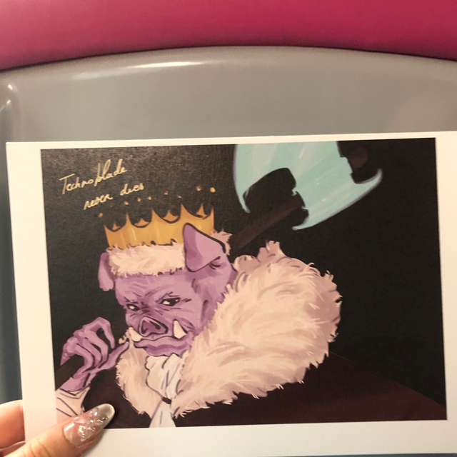 Technoblade print A5