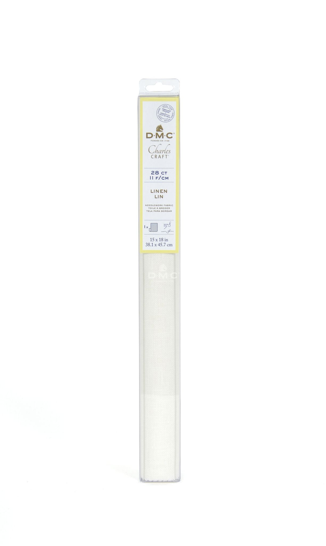 Toile lin à broder écru DMC
