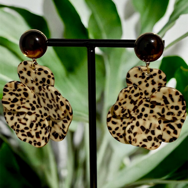 FLORE moucheté marron 