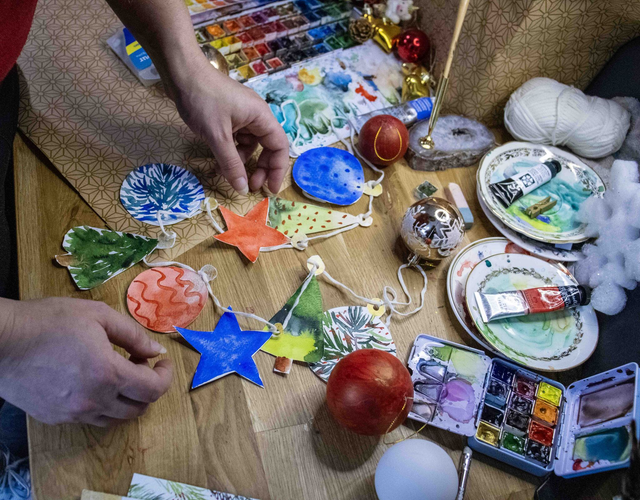 Atelier Aquarelle Famille - Guirlande de Noël - Trouville la Haule