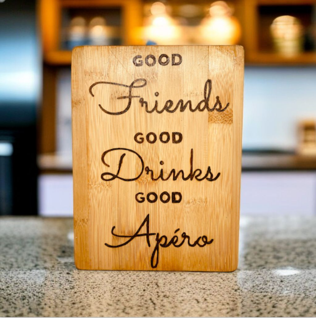 Planche à découper apéro