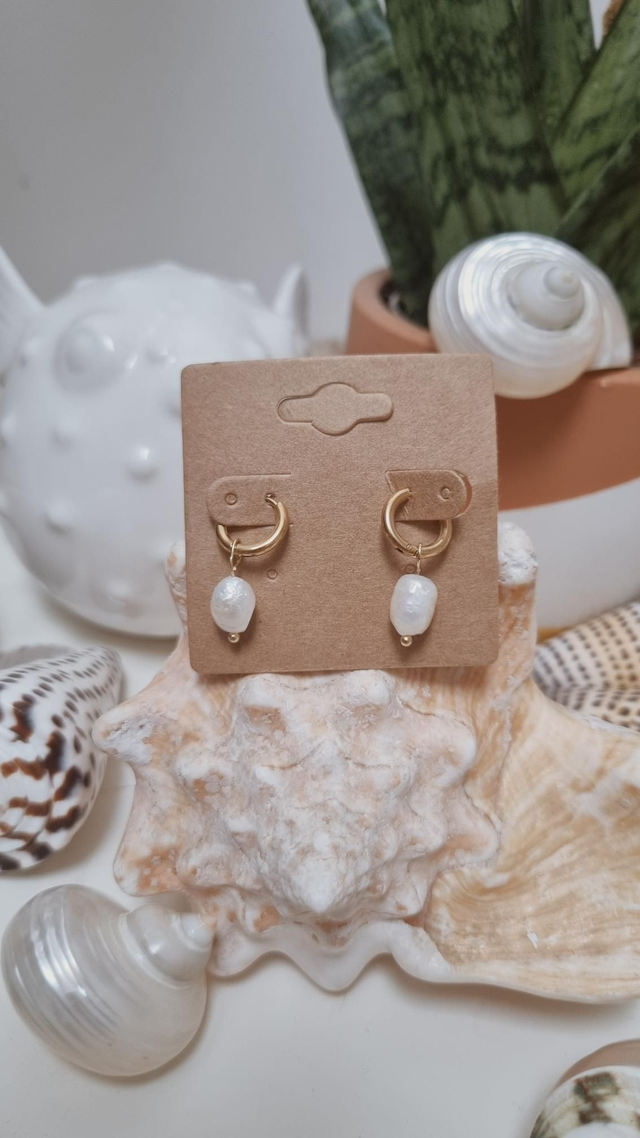 Boucles d'oreilles perles d'eau douce